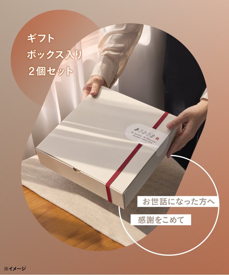 ギフトボックス（2足セット）】靴下サプリ まるでこたつ