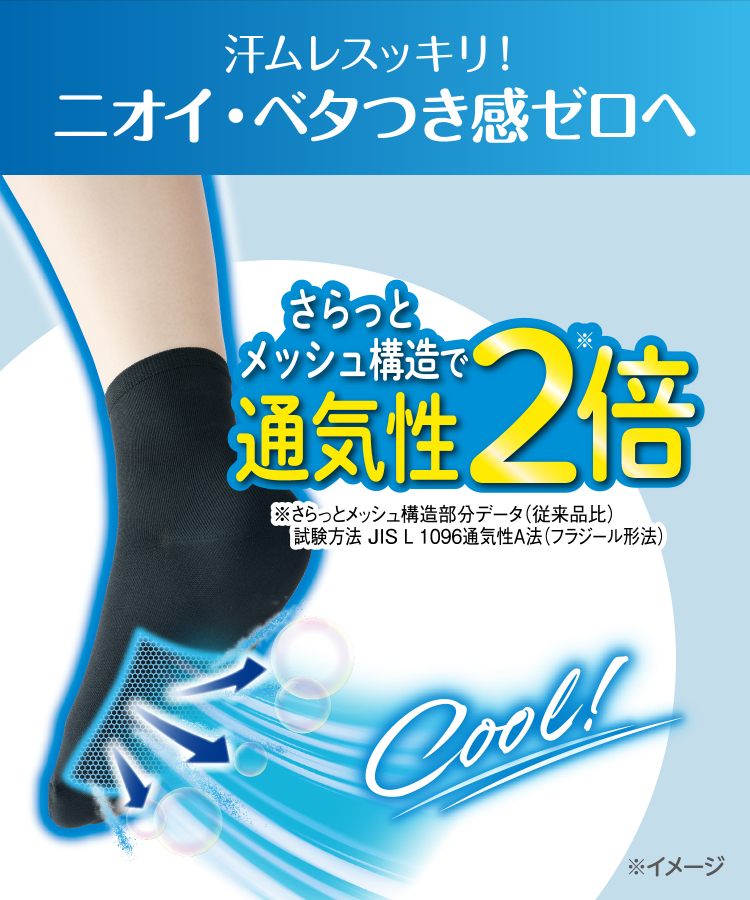 送料無料】【6足組】ココピタ さらっと実感 レディース