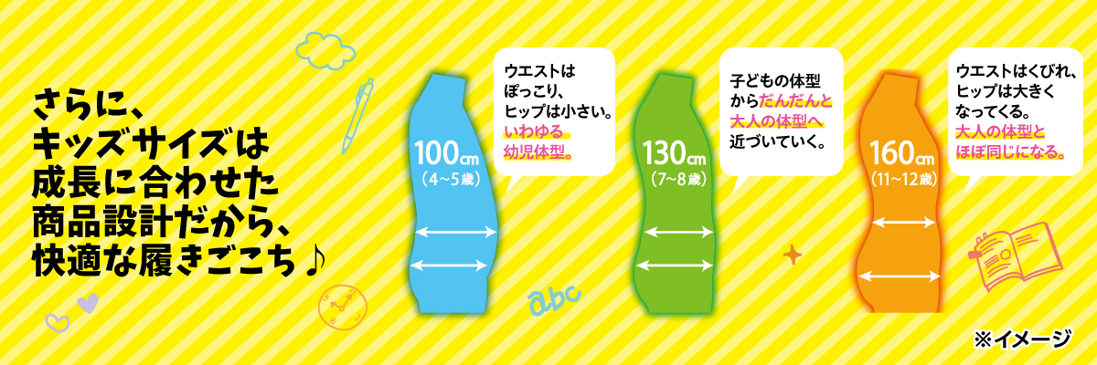 成長に合わせた商品設計で快適な履き心地