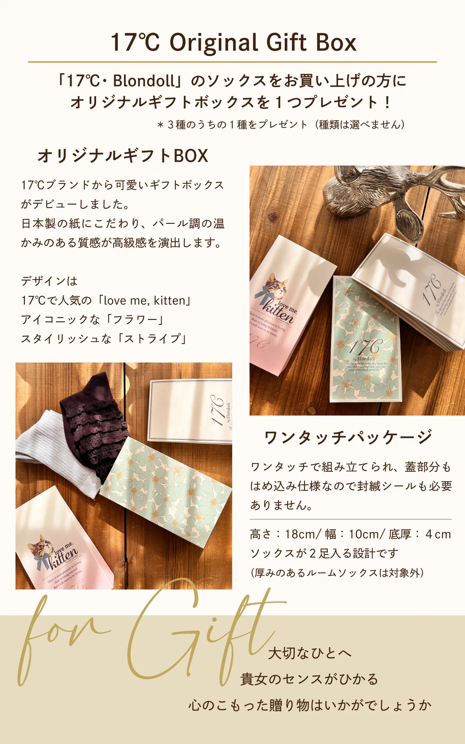 17℃ ギフトBOXについて