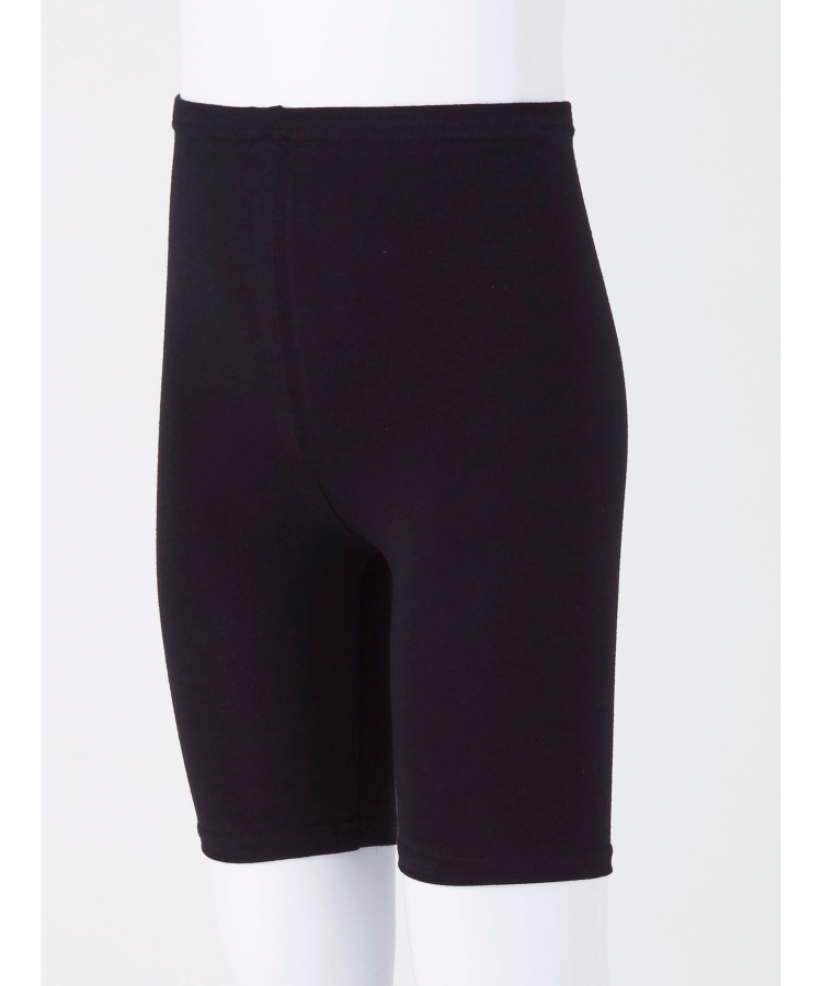 てんてん★です 綿混ストレッチ黒無地9分丈レギンス2枚組（女の子） 通販【ニッセン】