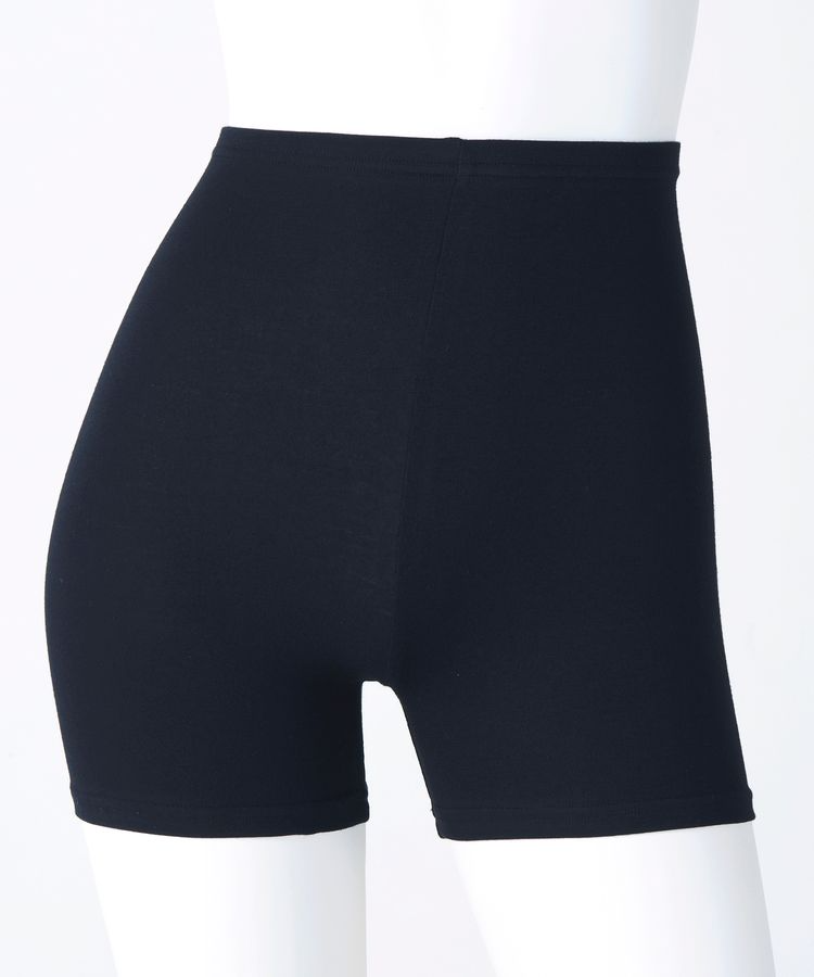 くろぱん のび～る綿混 レディース ひざ上20cm丈｜靴下の岡本公式