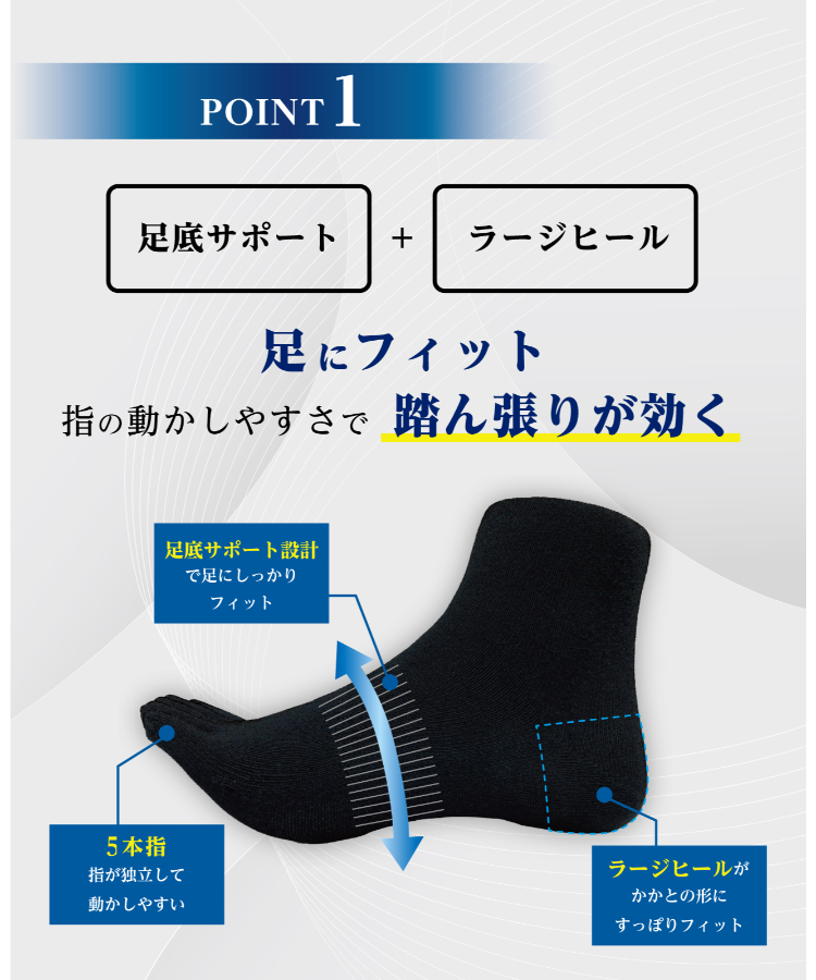 マツオインターナショナル 萌 mic project t.bソックス5足セット