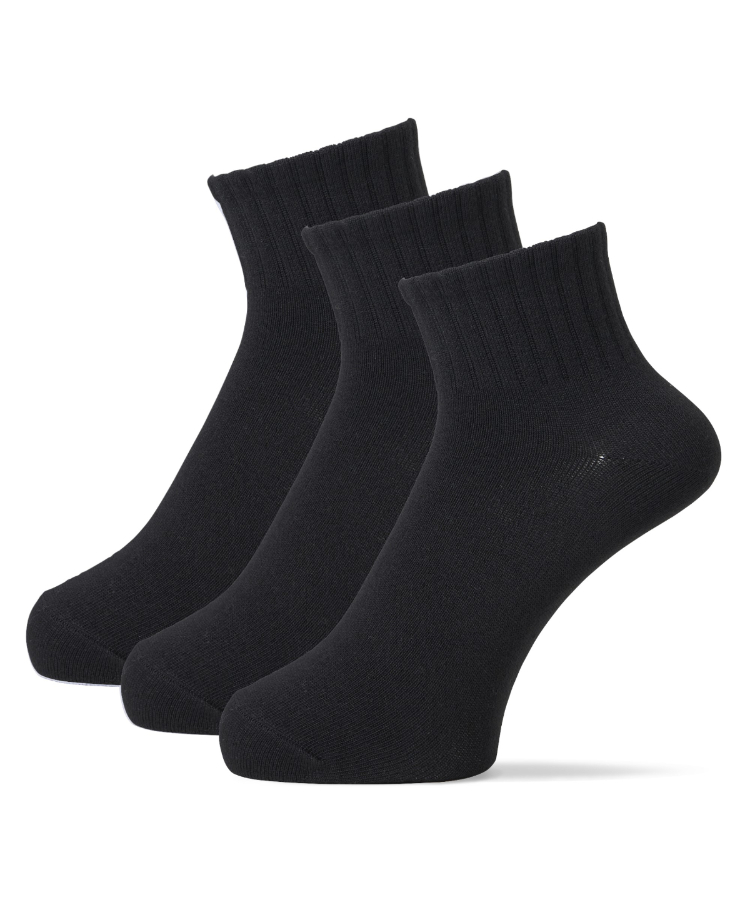 3足組】JOSE スクールソックス 10cm丈 無地 消臭 破れにくい