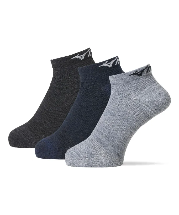 3足組】MIZUNO WORK メンズ ワークソックス 8cm丈 安全靴用 作業