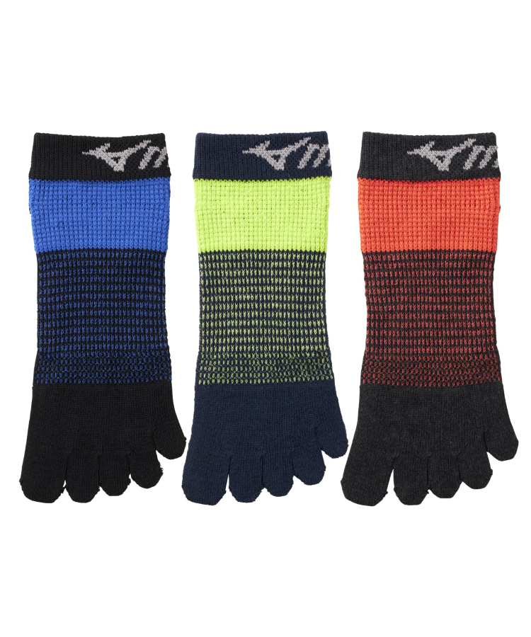 ミズノプロ　スパイク&オーバーソックス3組 ソックス スニーカーソックス メッシュ 3足組 メンズ MIZUNO