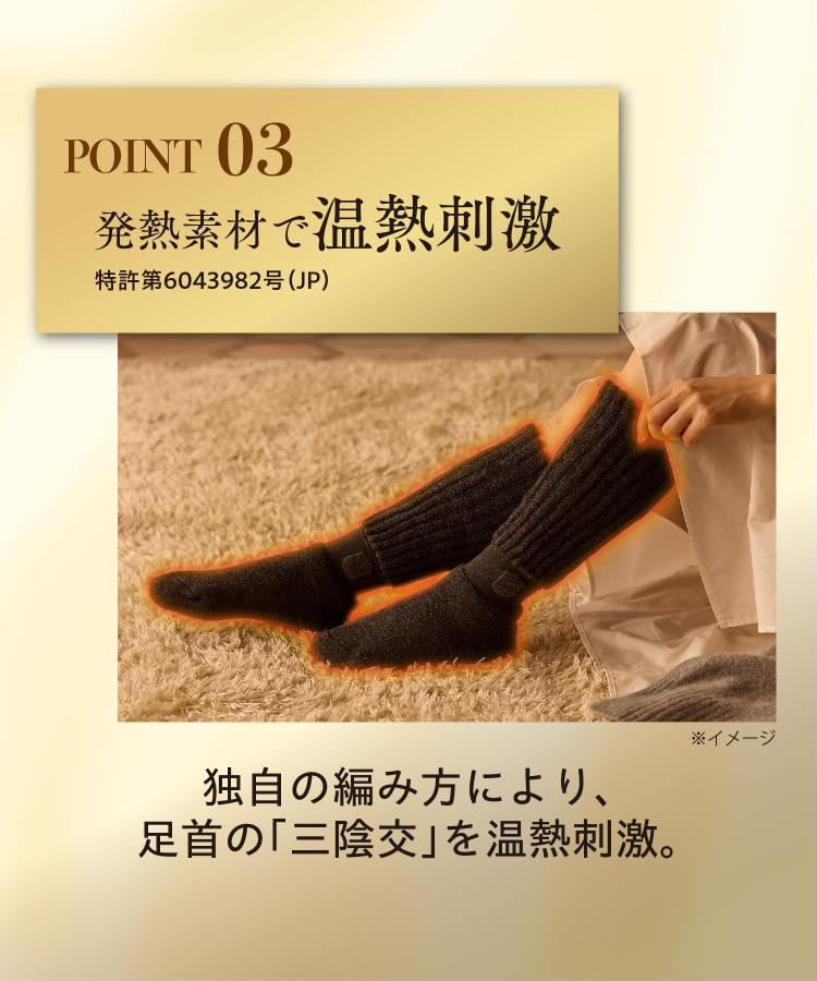 靴下サプリ まるでこたつソックス プレミアムウォーム｜靴下の