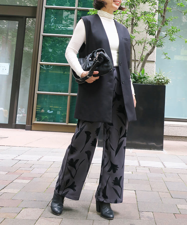 モデル着用：158cm　Dグレー