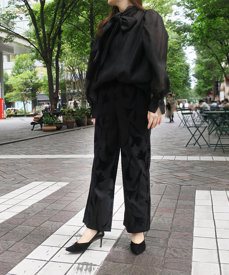 モデル着用：167cm　ブラック