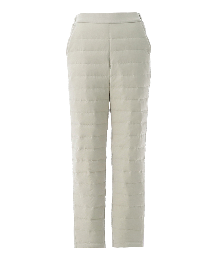 17℃ レディース パンツ ダウンパンツボーダーはっ水加工巾着付き