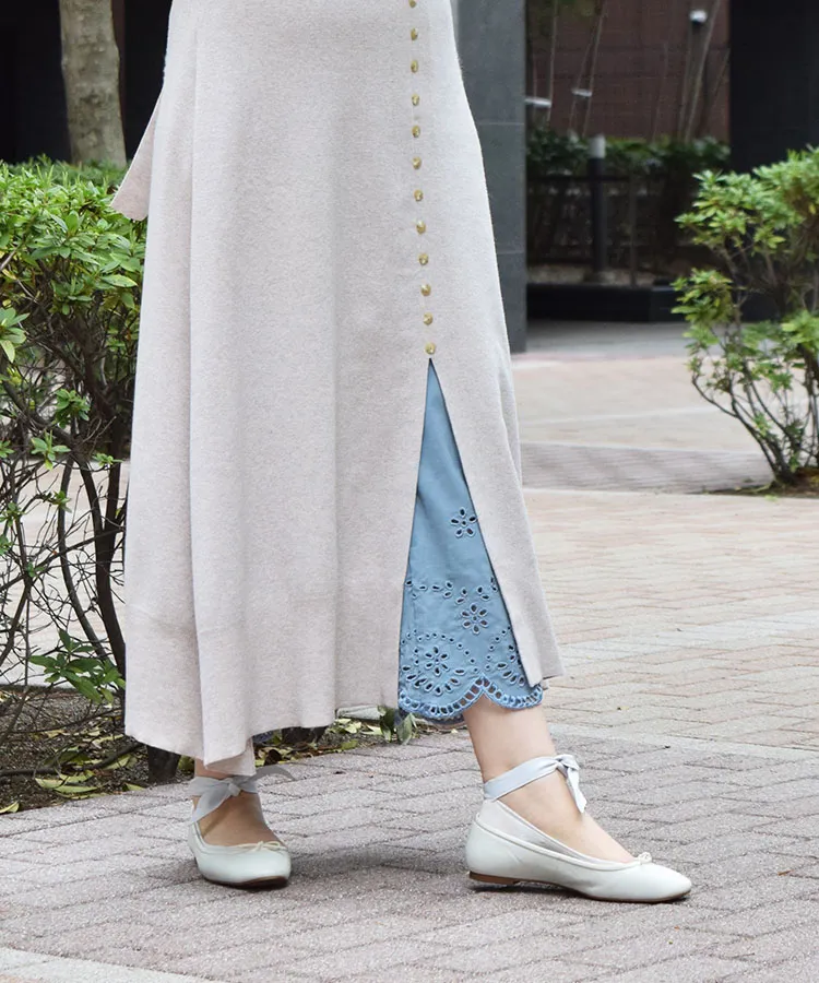 167cm Lサイズ着用 サックス