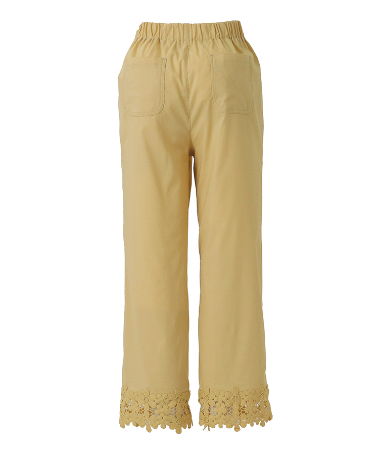 新品定価7万円タグ付き イタリア製 艶の美しい総レースシャンパンカラーパンツ 新品定価7タグ付き イタリア製 艶の美しい総レースシャンパン