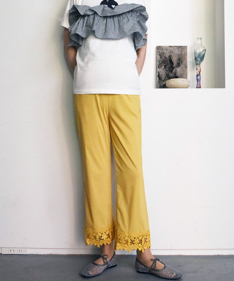 157cm　Mサイズ着用　イエロー