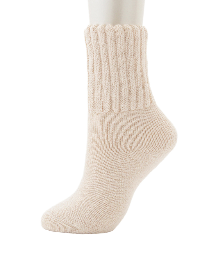 あしごろも レディース ソックス オーガニック ふんわりソックス(箱入)