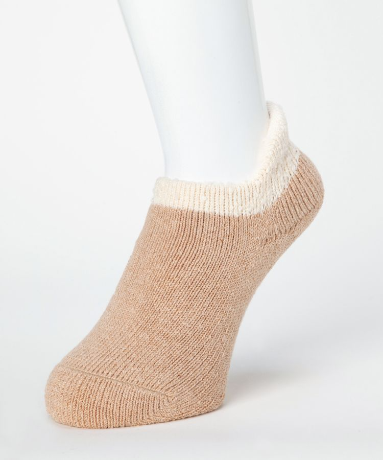 あしごろも レディース ソックス ベロ付きパイルホームカバー