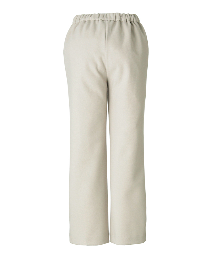 17℃ レディース パンツ もちぱんフラノ調セミワイド｜靴下の岡本公式