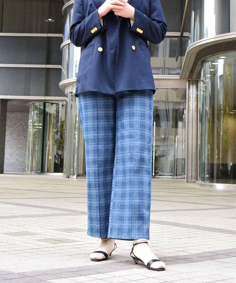 174cm　Lサイズ着用　ネイビー