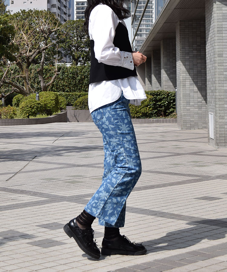 174cm　Mサイズ着用　ブルー