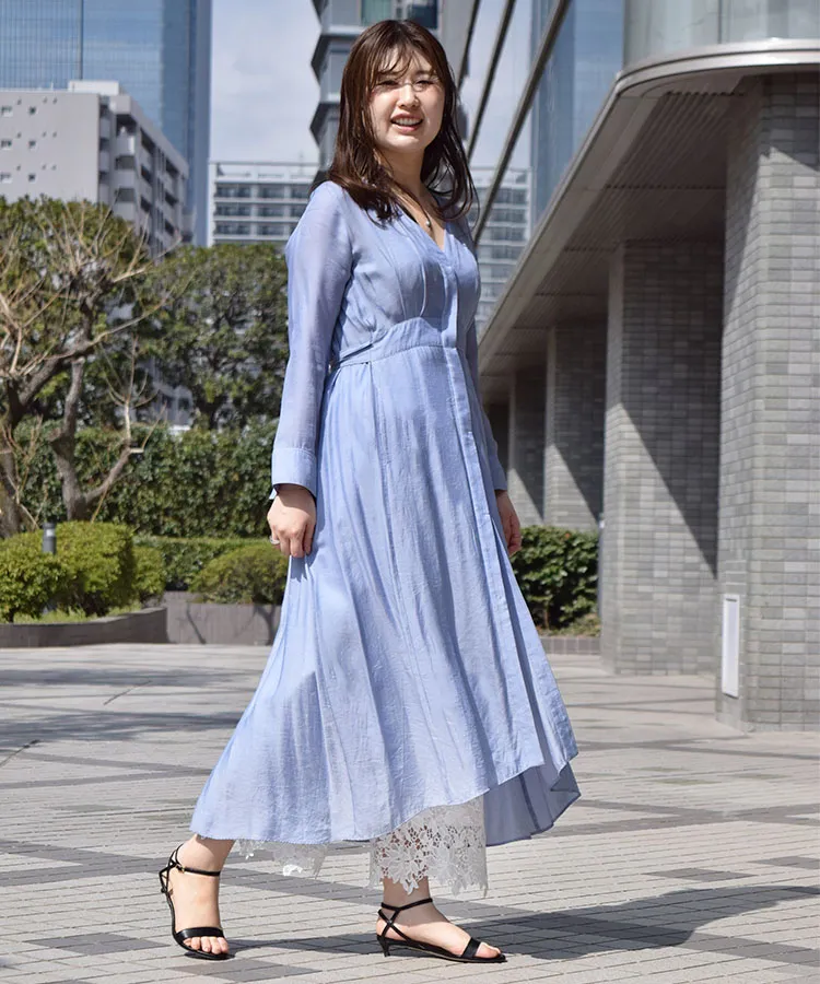 167cm オフホワイト着用
