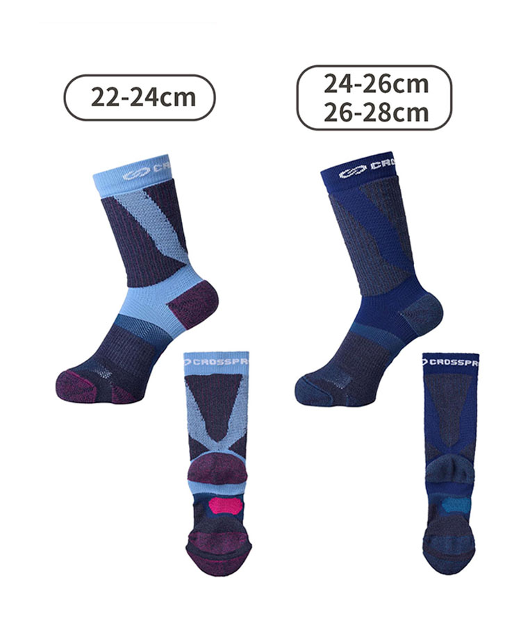 22-24cm / 24-26・26-28cm ネイビー