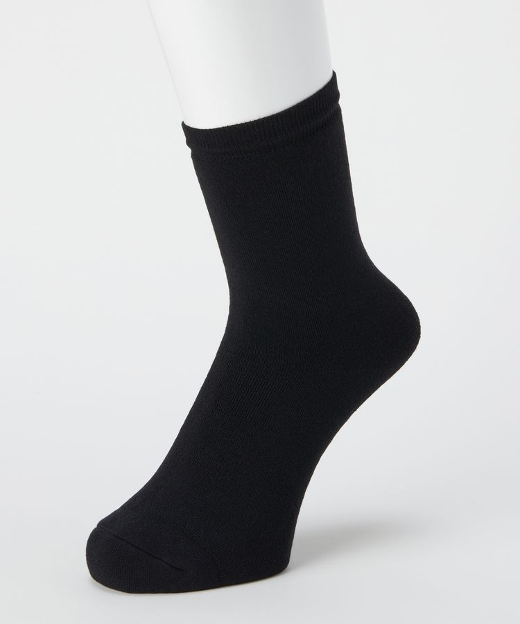 ココピタ あったか実感 レディース クルー丈 (レギュラー丈）無地